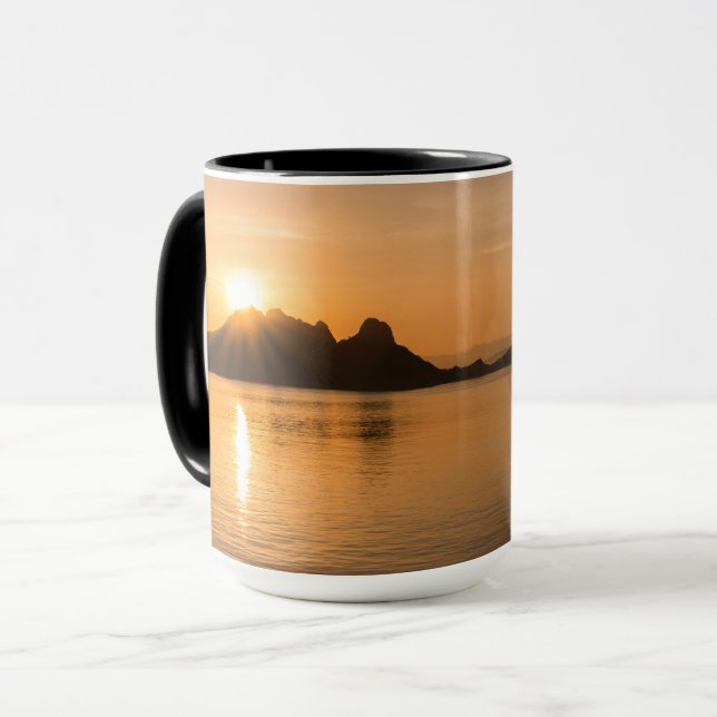 Caneca Ilha de Komodo ao pôr do sol (Frente Esquerda)
