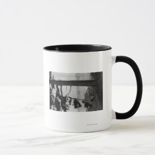 Caneca Ilha de López, WA - barcos de pesca na baía