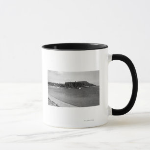 Caneca Ilha de Lummi, WA - vista da fotografia da baía d