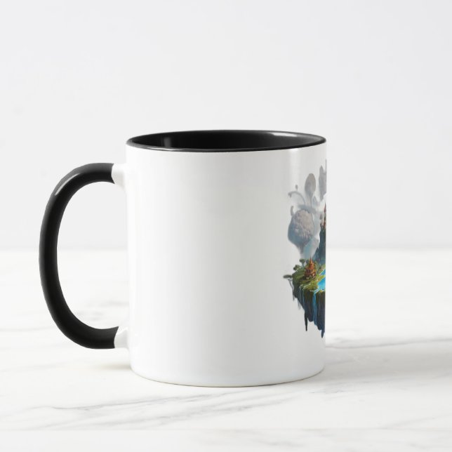 Caneca ilha flutuante (Esquerda)