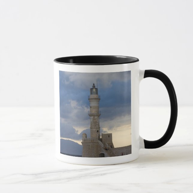 Caneca Ilha grega de Creta e antiga cidade de Chania 2 (Direita)