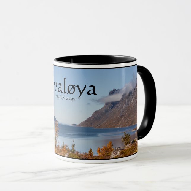 Caneca Ilha Kvaloya Noruega (Frente Esquerda)