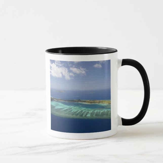 Caneca Ilha Mana e recife de coral, Ilhas Mamanuca (Direita)