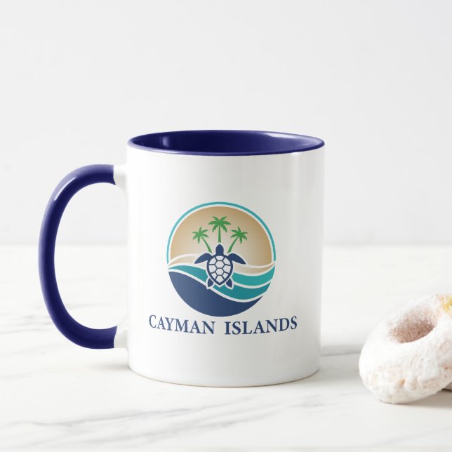 Caneca Ilhas Cayman Caribe (Com Donut)