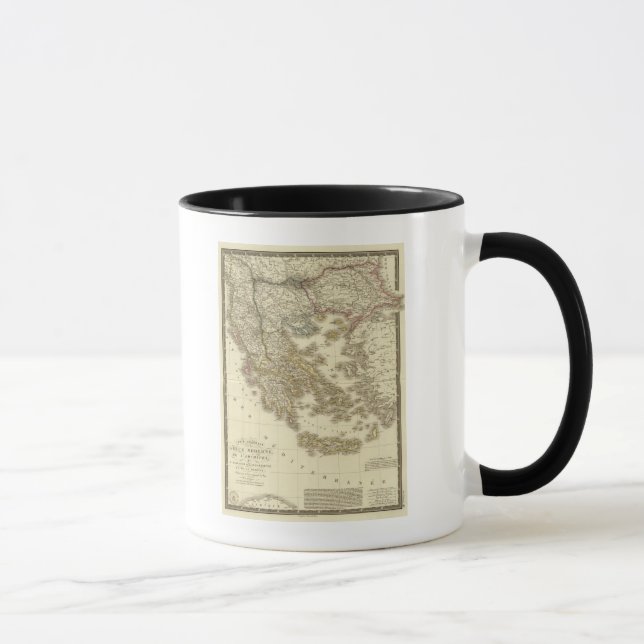Caneca Ilhas gregas modernas, Albânia, Macedônia (Direita)