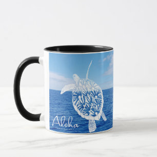 Caneca Ilhas Hawaii Aloha Turtle