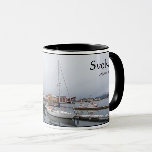 Caneca Ilhas Svolvaer Lofoten (Frente Esquerda)