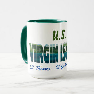 Caneca Ilhas Virgens dos EUA