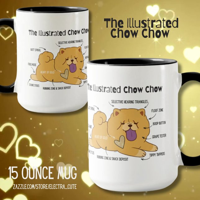 CANECA ILLUSTRATED CHOW  (Criador carregado)