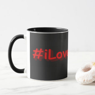Caneca  "#iLoveEurope" Design bonito. Compre agora