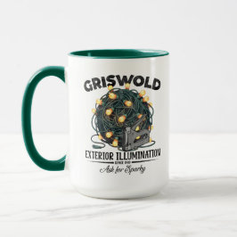 Caneca Iluminação Exterior Griswold - Férias de Natal