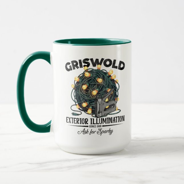 Caneca Iluminação Exterior Griswold - Férias de Natal (Esquerda)