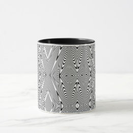 Caneca Ilusão Óptica 11 Design Abstrato