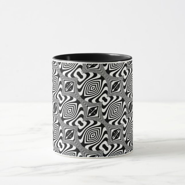Caneca Ilusão Óptica 11 Design Abstrato (Centro)