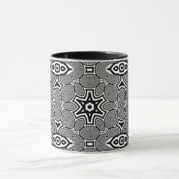 Caneca Ilusão Óptica 12 Design Abstrato