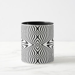 Caneca Ilusão Óptica 13 Design Abstrato