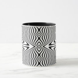 Caneca Ilusão Óptica 13 Design Abstrato