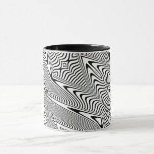 Caneca Ilusão óptica 14 Design abstrato