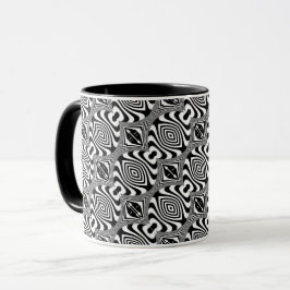 Caneca Ilusão Óptica 15 Design Abstrato