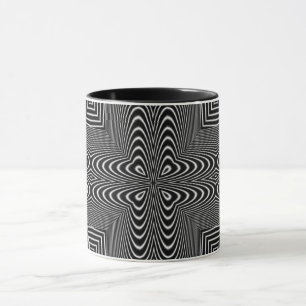 Caneca Ilusão óptica 16 Design abstrato