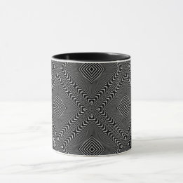 Caneca Ilusão Óptica 17 Design Abstrato