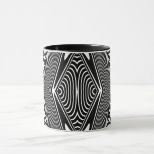 Caneca Ilusão óptica 18 Design abstrato