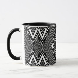 Caneca Ilusão Óptica 18 Design Abstrato