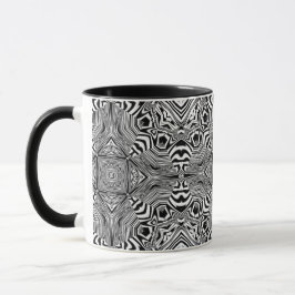 Caneca Ilusão Óptica 4 Design Abstrato