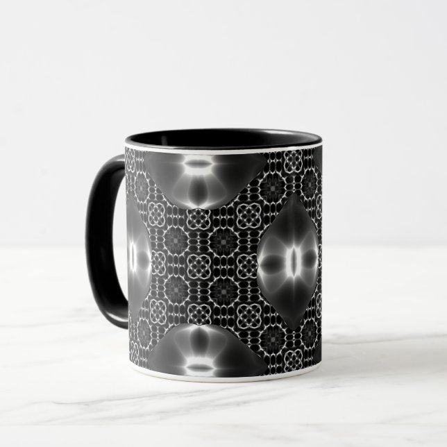 Caneca Ilusão Óptica 5 Design Abstrato (Frente Esquerda)