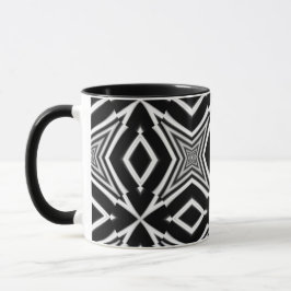 Caneca Ilusão Óptica 9 Design Abstrato