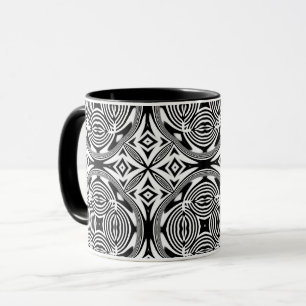 Caneca Ilusões ópticas 7 Design abstrato
