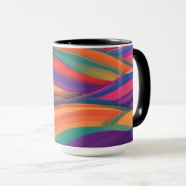 Caneca Ilustração da paisagem