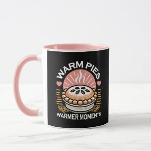 Caneca Ilustração da tarte: Momentos Quentes de Tempos Qu