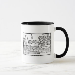 Caneca Ilustração 'da viagem de St. Brendan