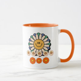 Caneca Ilustração das flores