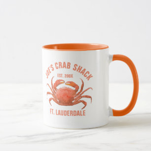 Caneca Ilustração de Aquarelas Corais-Vermelhas-Cutas