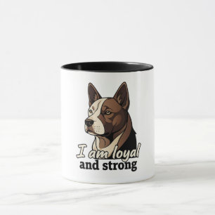 Caneca Ilustração de Cachorro Bonito   Cof Personalizado 