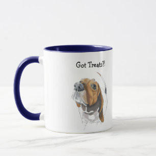 Caneca Ilustração de Cores de Caça-Base de Cute