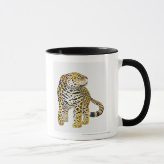 Caneca Ilustração de Jaguar com cabeça no perfil