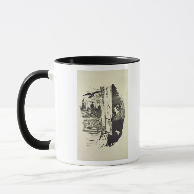 Caneca Ilustração de Manet | para 'o Raven (Esquerda)