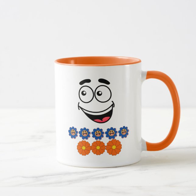 Caneca Ilustração de Sorriso (Direita)
