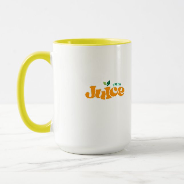 Caneca Ilustração de Tipografia de Arte (Esquerda)