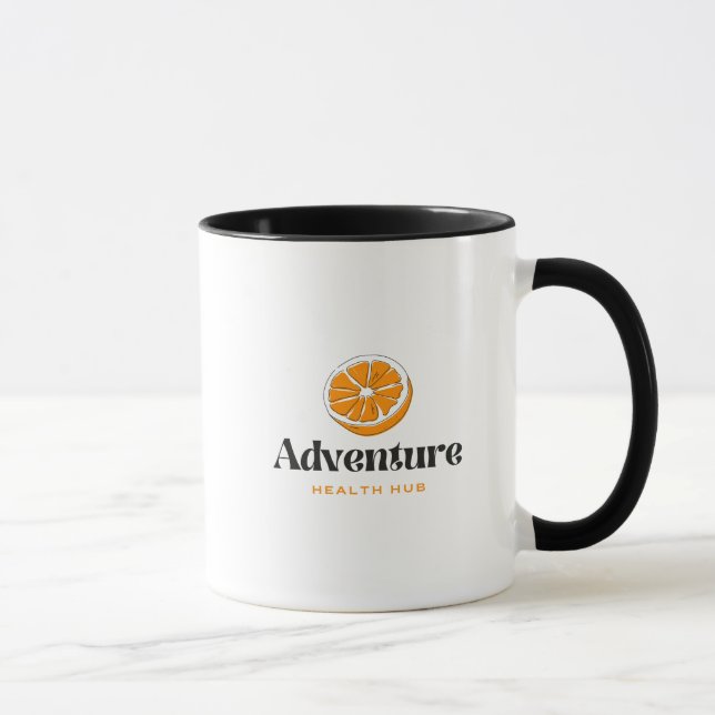 Caneca Ilustração de Tipografia de Arte (Direita)