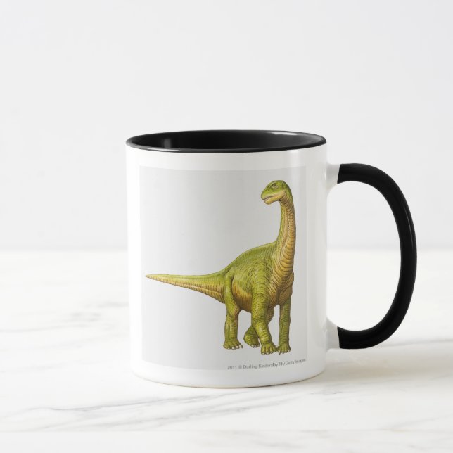 Caneca Ilustração de um Camarasaurus (Direita)