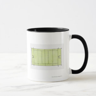 Caneca Ilustração de um passo do rugby