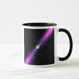 Caneca Ilustração de um pulsar