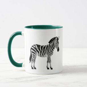 Caneca Ilustração de Zebra