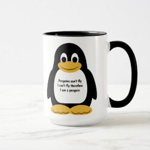 Caneca Ilustração do pinguim
