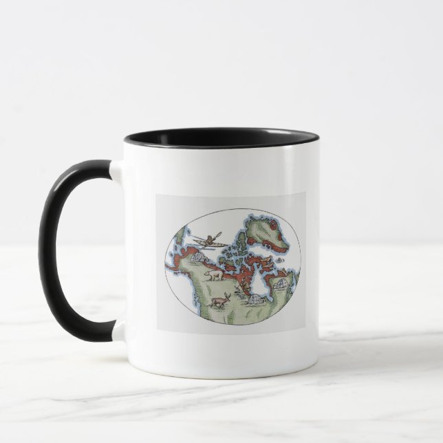 Caneca Ilustração do território do Inuit (Esquerda)