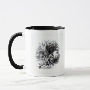 Caneca Ilustração 'do último dos Mohicans